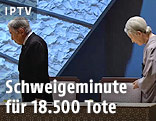 Der japanische Kaiser Akihito und Kaiserin Michiko