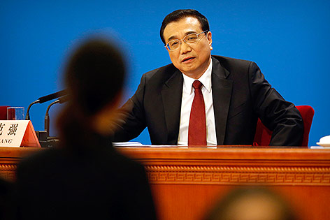 © AP/Mark Schiefelbein Chinas Ministerpräsident Li Keqiang