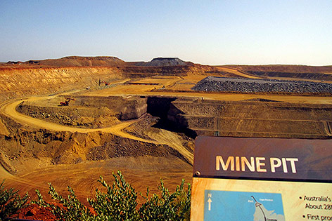 © APA/AFP/Amy Coopes Eisenerzmine in der Pilbara-Region (Western Australia)