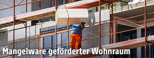 Arbeiter auf einer Baustelle