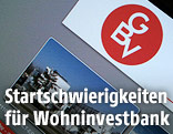 Logo der GBV abfotografiert