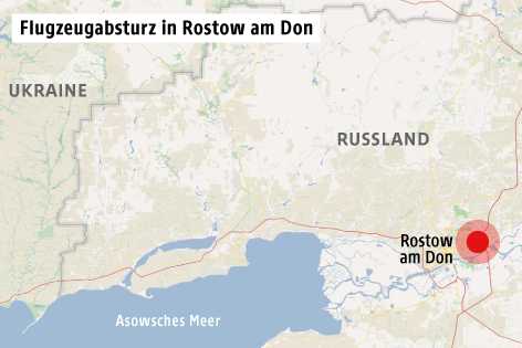 © Omniscale/OSM/ORF.at Karte zeigt Rostow am Don