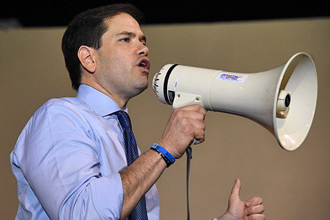 © APA/AFP/Rhona Wise Der republikanische US-Präsidentschaftskandidat und Senator von Florida, Marco Rubio