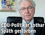 Der fr&uuml;here Ministerpr&auml;sident des deutschen Bundeslandes Baden-W&uuml;rttemberg, Lothar Sp&auml;th