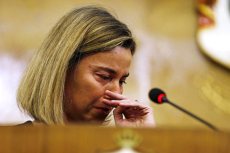 © Reuters/Muhammad Hamed EU-Außenministerin Federica Mogherini