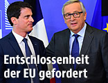 EU-Kommissionspräsident Jean-Claude Juncker und Fankreichs Premier Manuel Valls