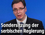 Der serbische Premierminister Aleksandar Vucic