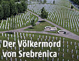 Sehr viele Gräber nahe bei Srebrenica