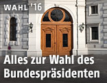 Eingang zur Präsidentschaftskanzlei
