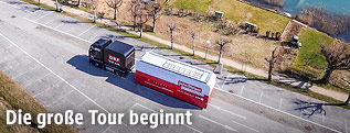 Truck mit mobilem ORF-Studio