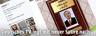 Twitter-Meldung mit Tayyip Erdogan als Mitarbeiter des Monats