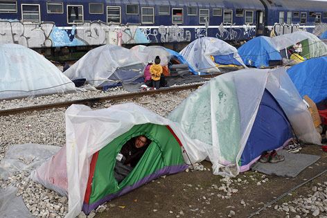 © Reuters/ Marko Djurica Flüchtlingscamp Idomeni