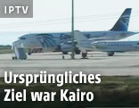 das enftührte Flugzeug in Zypern