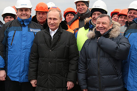 Vladimir Putin und Arkady Rotenberg
