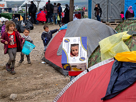 Flüchtlinge in Idomeni