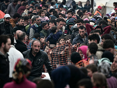 Flüchtlinge in Idomeni