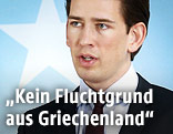 Au&szlig;enminister Sebastian Kurz