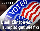 Sticker mit der Aufschrift "I voted"