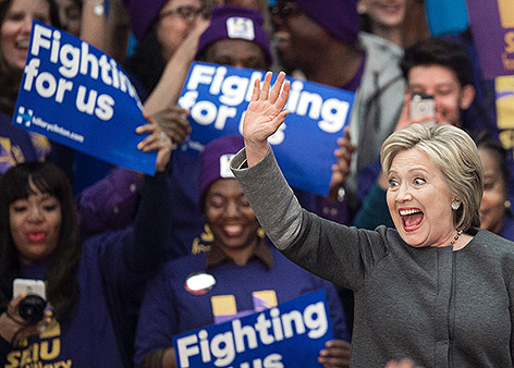 © APA/AFP/Paul J. Richards Hillary Clinton