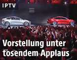 Präsentation des Autos Tesla Modell 3