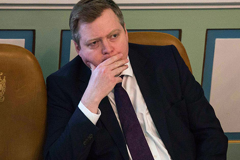 Islands Premierminister Sigmundur David Gunnlaugsson