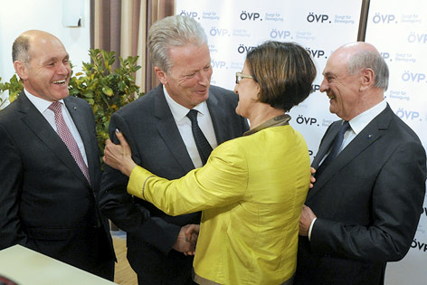 © APA/Herbert Pfarrhofer ÖVP-Bundesparteivorstand zur Personalrochade