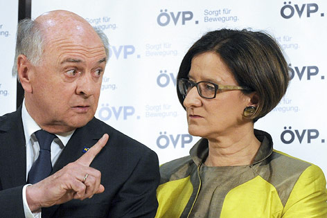 © APA/Herbert Pfarrhofer ÖVP-Bundesparteivorstand zur Personalrochade