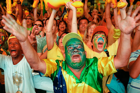 Demonstraion in Brasilien