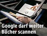 Buch wird eingescant