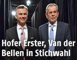 Norbert Hofer und Alexander Van der Bellen