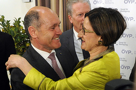 © APA/Herbert Pfarrhofer Wolfgang Sobotka und Johanna Mikl-Leitner
