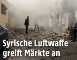 Angriff auf einen Markt in Syrien