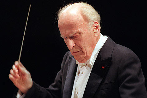 Geiger und Dirigent Yehudi Menuhin