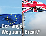EU-Flagge, Großbritannien-Flagge
