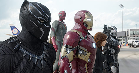 © Marvel 2016 Szene aus dem Film "The First Avenger: Civil War"