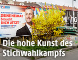 Wahlplakate von Norbert Hofer und Alexander Van der Bellen