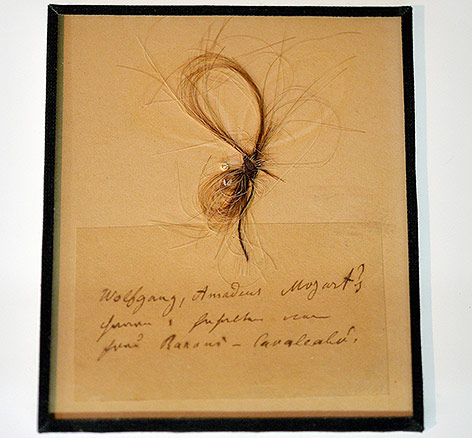 Haarlocke von Mozart