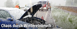Auto nach Unfall