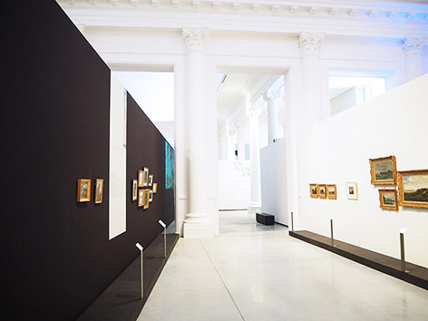 © ORF.at/Sophia Felbermair Ein Blick in die Ausstellung En Plein Air