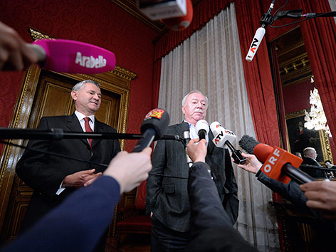 Bürgermeister Michael Häupl und Landesparteisekretär Georg Niedermühlbichler