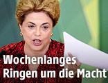Die brasilianische Präsidenten Dilma Rousseff