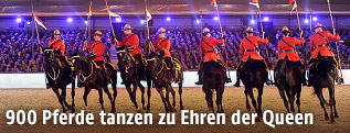 Vorführung während der Royal Windsor Horse Show