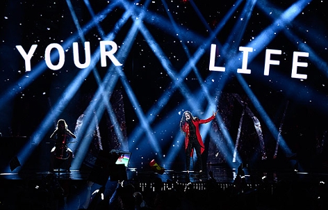 © AP/Martin Meissner Teilnehmer aus Polen während des Song Contest in Stockholm