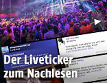 Screenshot des Song-Contest-Livetickers von ORF.at