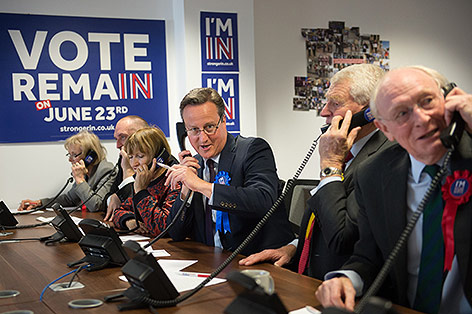 © APA/AFP/Stefan Rousseau Der britische Premier David Cameron