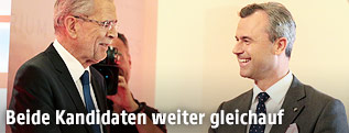 Norbert Hofer und Alexander Van der Bellen