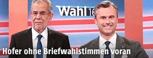 Norbert Hofer und Alexander Van der Bellen