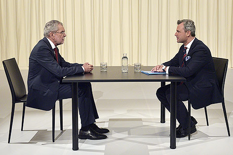 © APA/Hans Punz Alexander Van der Bellen und Norbert Hofer