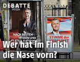 Wahlplakate von Alexander van der Bellen und Norbert Hofer