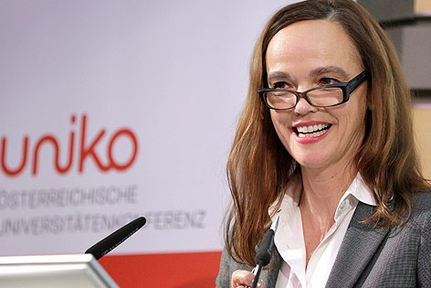 © APA/Georg Hochmuth Die bisherige Präsidentin der Universitätenkonferenz (Uniko) Sonja Hammerschmid